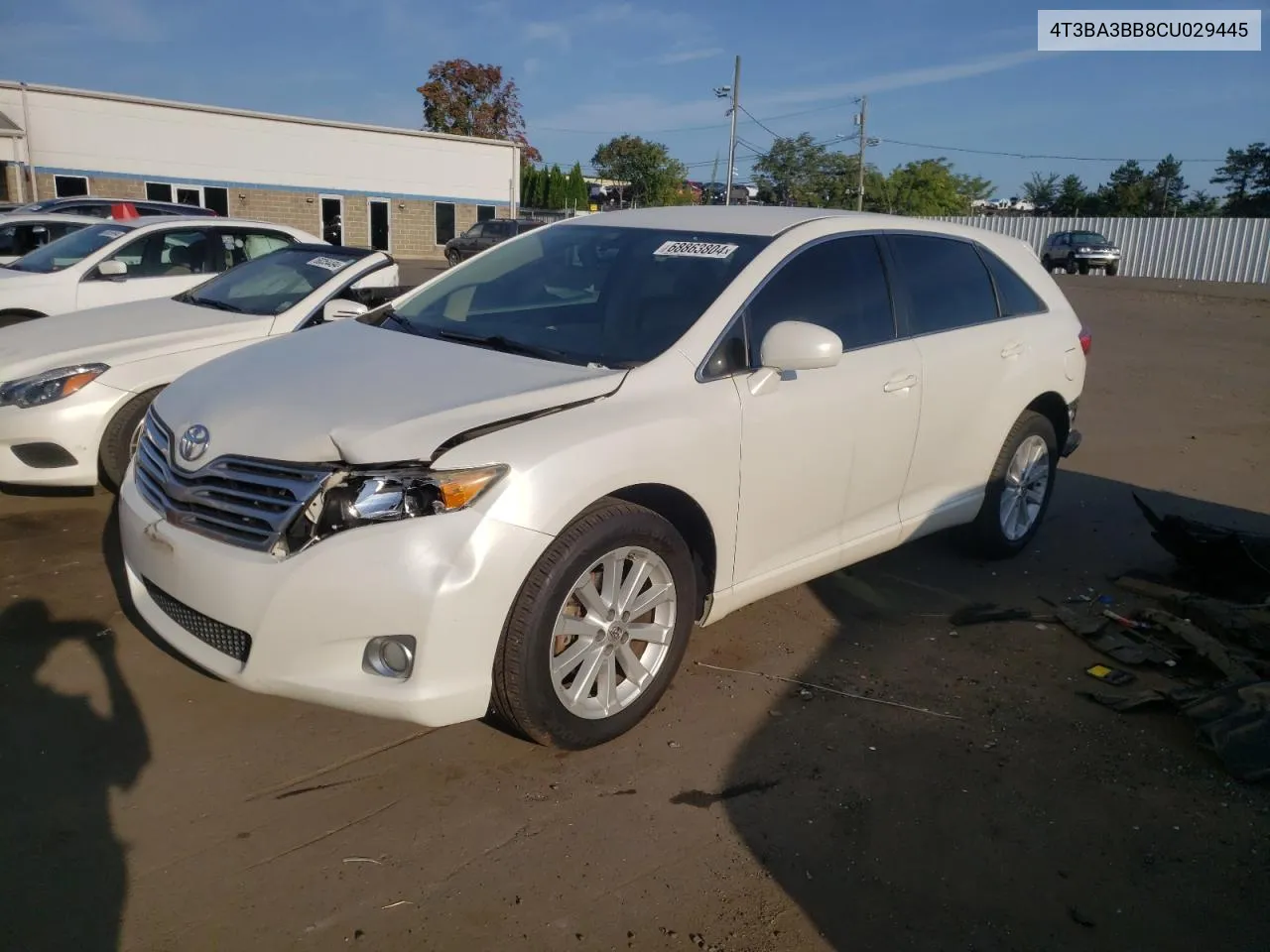 2012 Toyota Venza Le VIN: 4T3BA3BB8CU029445 Lot: 68863804