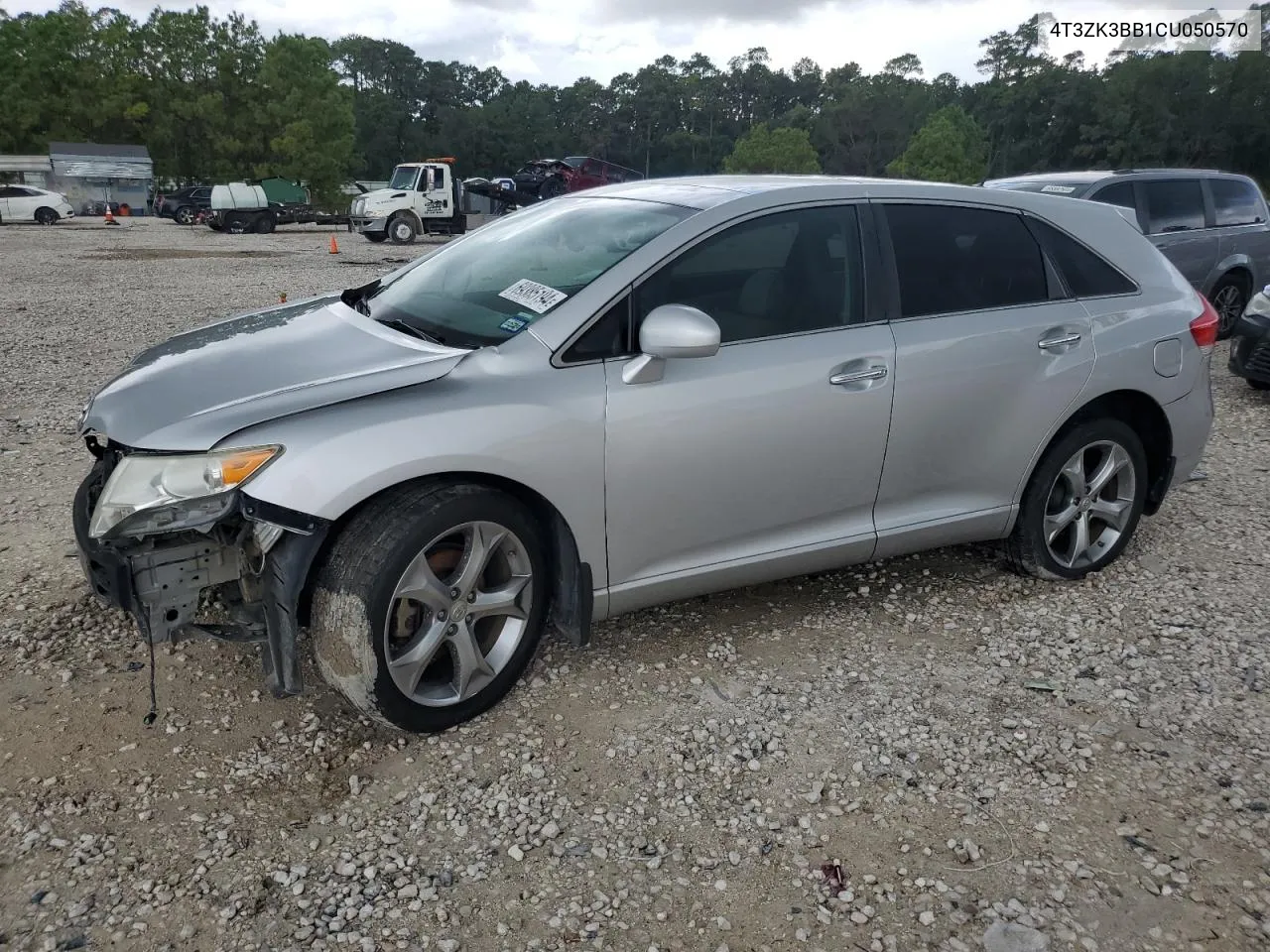 4T3ZK3BB1CU050570 2012 Toyota Venza Le