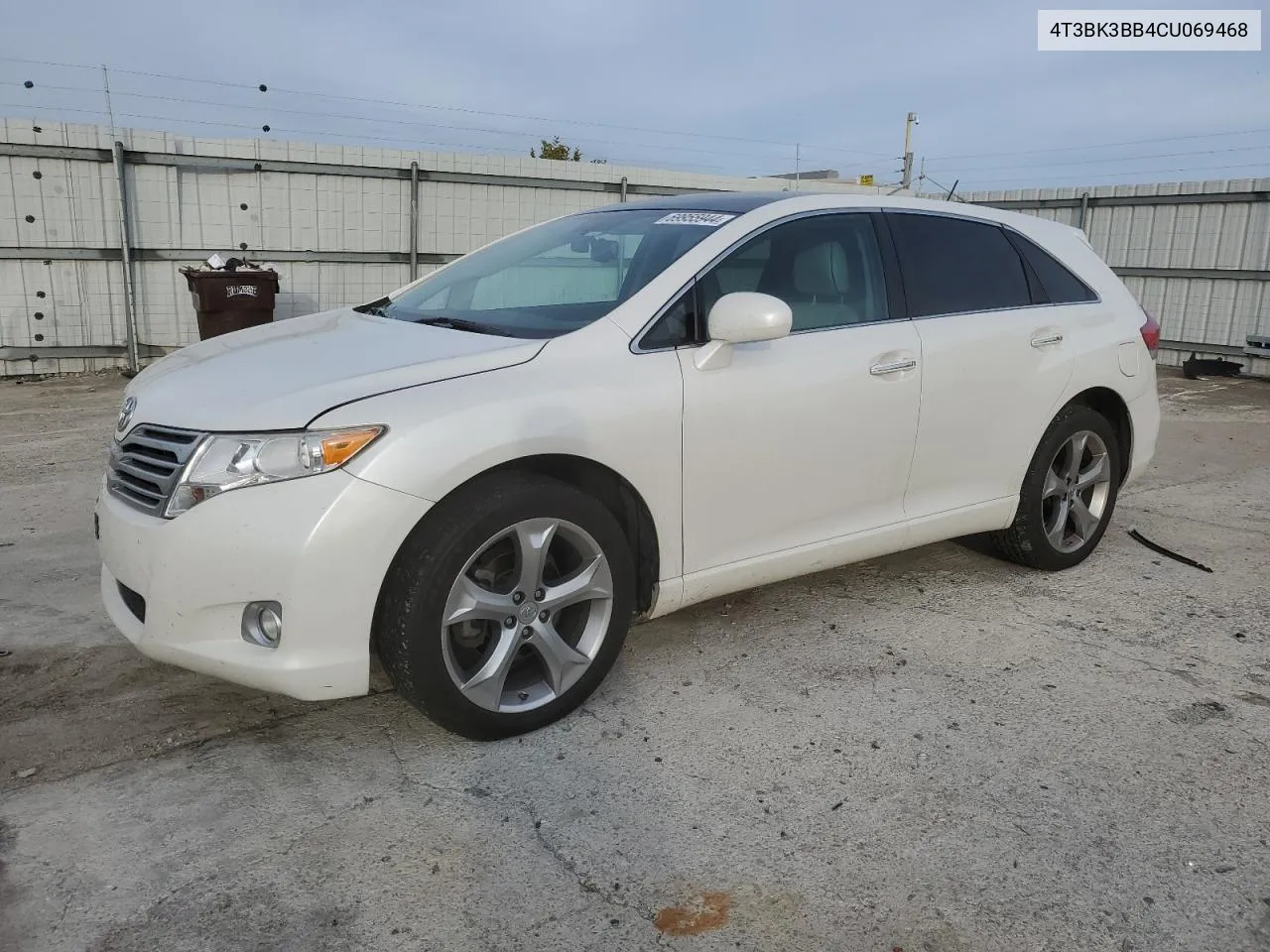 2012 Toyota Venza Le VIN: 4T3BK3BB4CU069468 Lot: 69955944