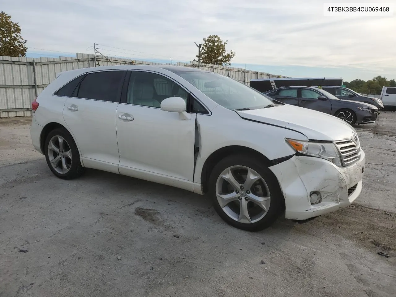 2012 Toyota Venza Le VIN: 4T3BK3BB4CU069468 Lot: 69955944