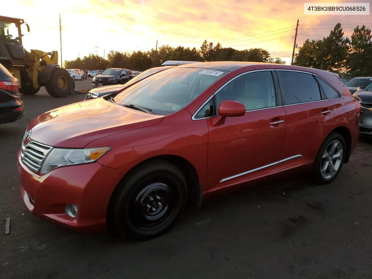 2012 Toyota Venza Le VIN: 4T3BK3BB9CU068526 Lot: 71918714