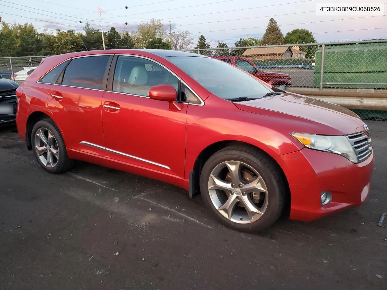 2012 Toyota Venza Le VIN: 4T3BK3BB9CU068526 Lot: 71918714