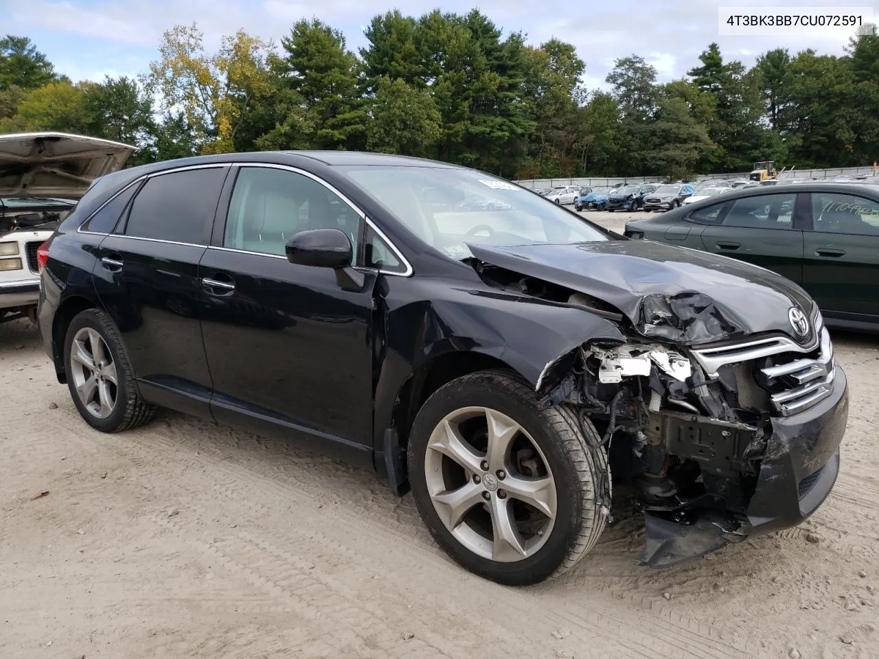 2012 Toyota Venza Le VIN: 4T3BK3BB7CU072591 Lot: 72021434