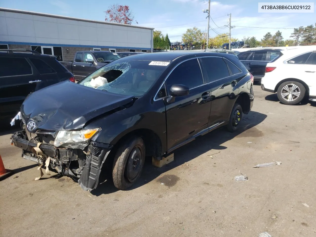 4T3BA3BB6CU029122 2012 Toyota Venza Le