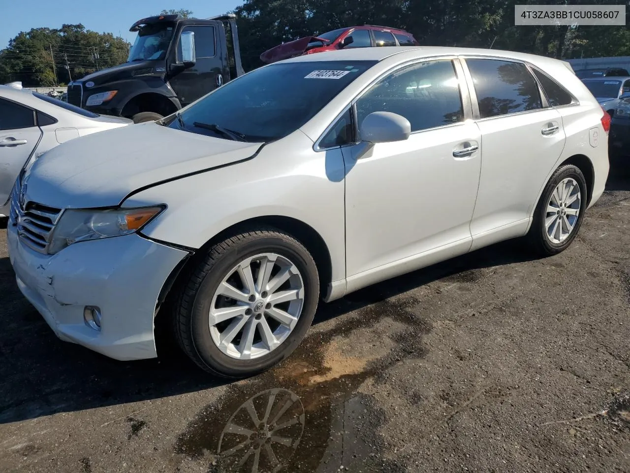 2012 Toyota Venza Le VIN: 4T3ZA3BB1CU058607 Lot: 74037644