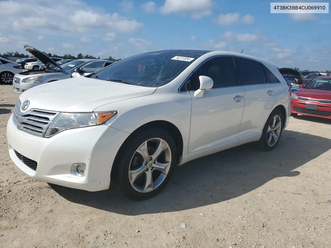 2012 Toyota Venza Le VIN: 4T3BK3BB4CU069910 Lot: 74231834