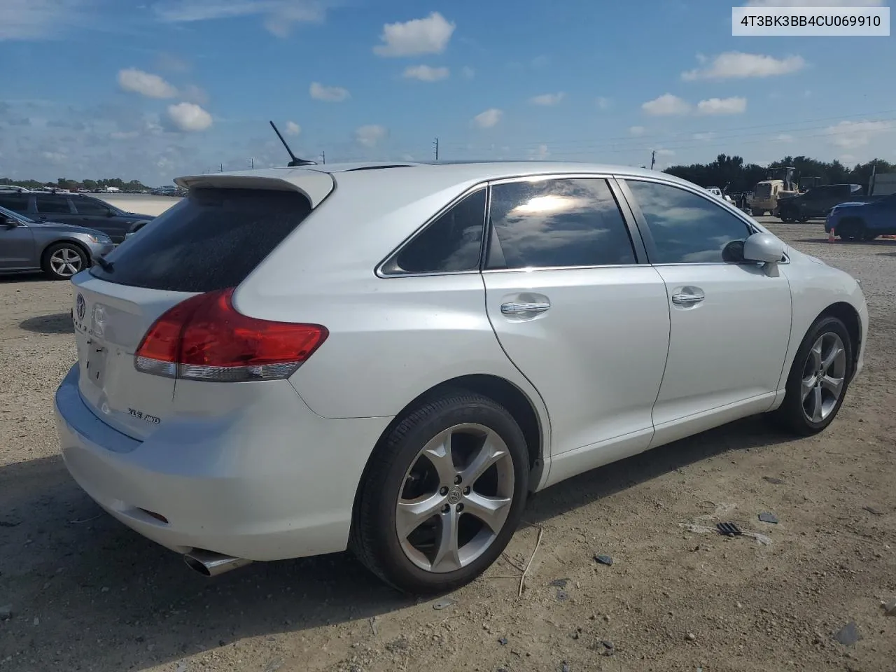 2012 Toyota Venza Le VIN: 4T3BK3BB4CU069910 Lot: 74231834