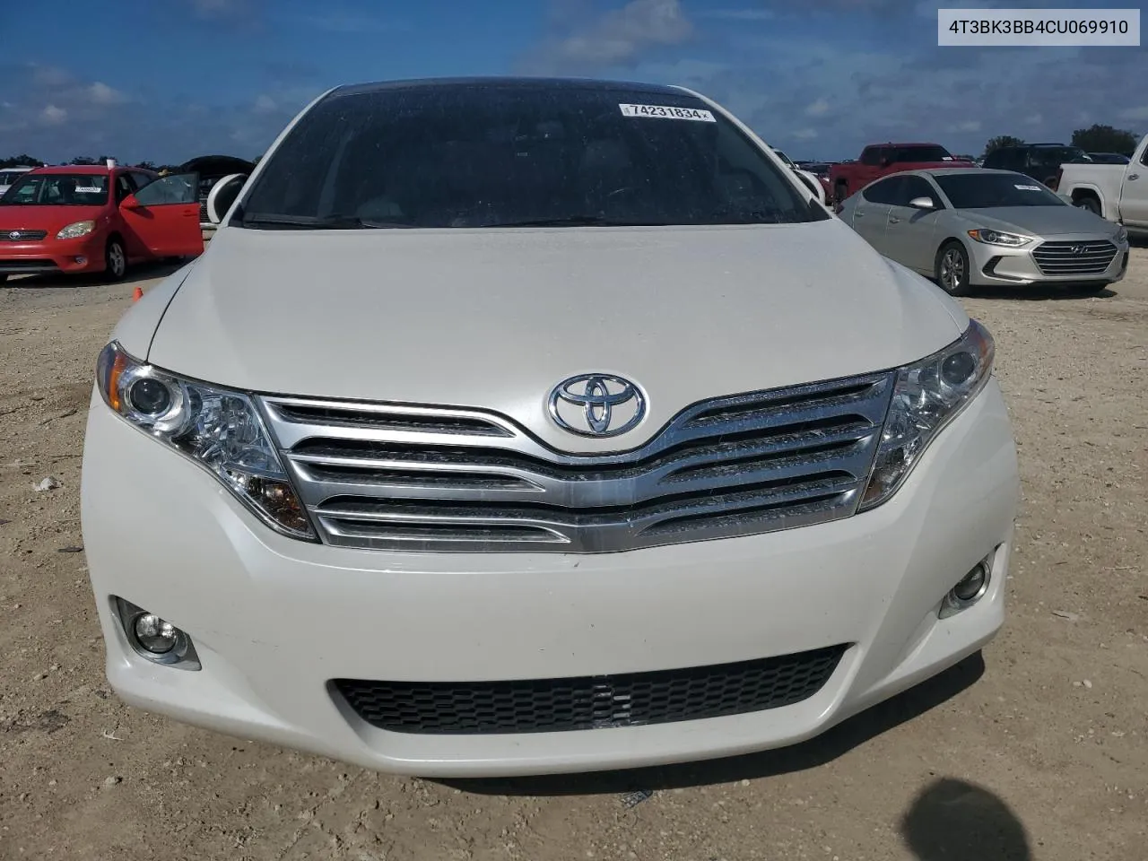 2012 Toyota Venza Le VIN: 4T3BK3BB4CU069910 Lot: 74231834