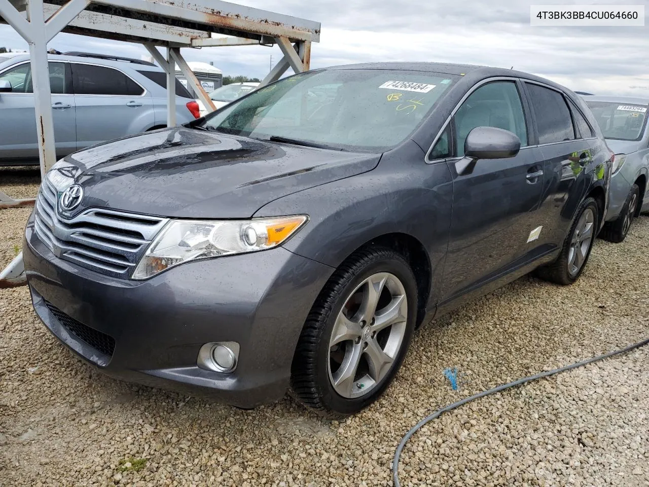 2012 Toyota Venza Le VIN: 4T3BK3BB4CU064660 Lot: 74268484