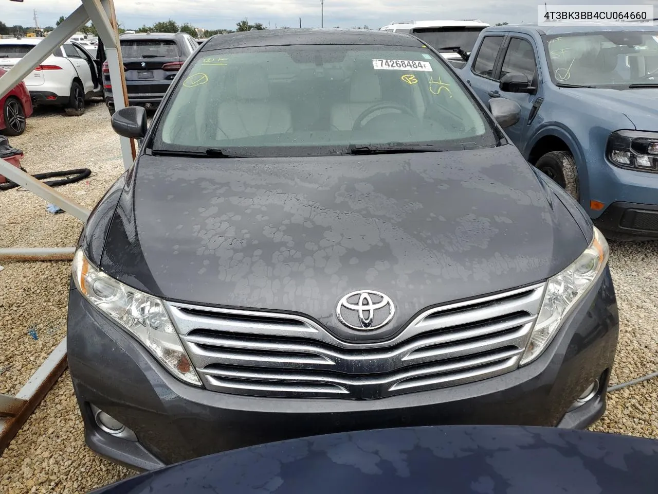 2012 Toyota Venza Le VIN: 4T3BK3BB4CU064660 Lot: 74268484