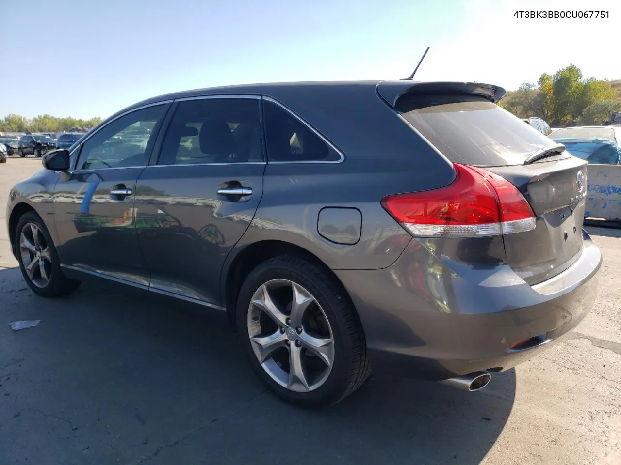 2012 Toyota Venza Le VIN: 4T3BK3BB0CU067751 Lot: 74581814