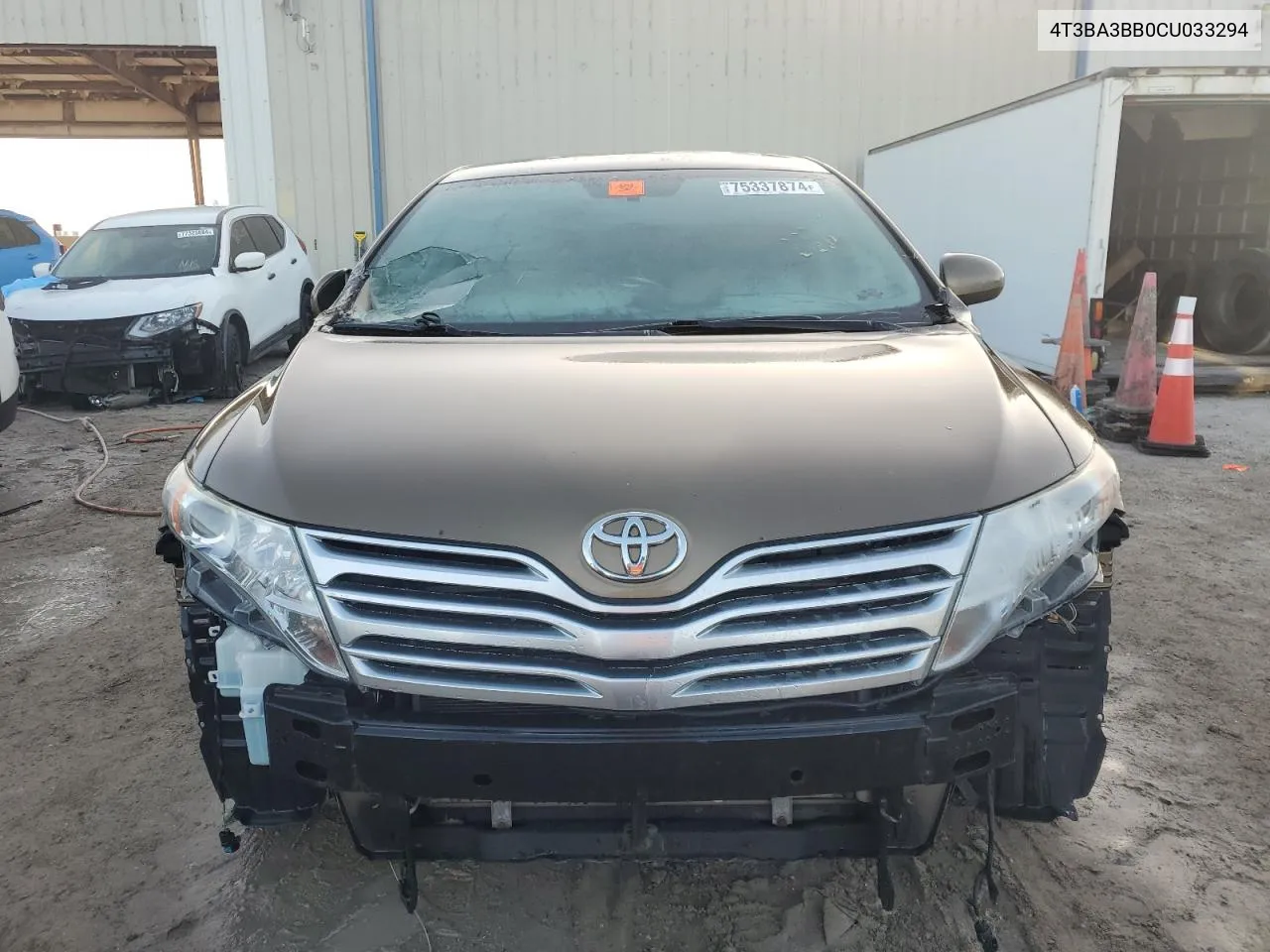 2012 Toyota Venza Le VIN: 4T3BA3BB0CU033294 Lot: 75337874