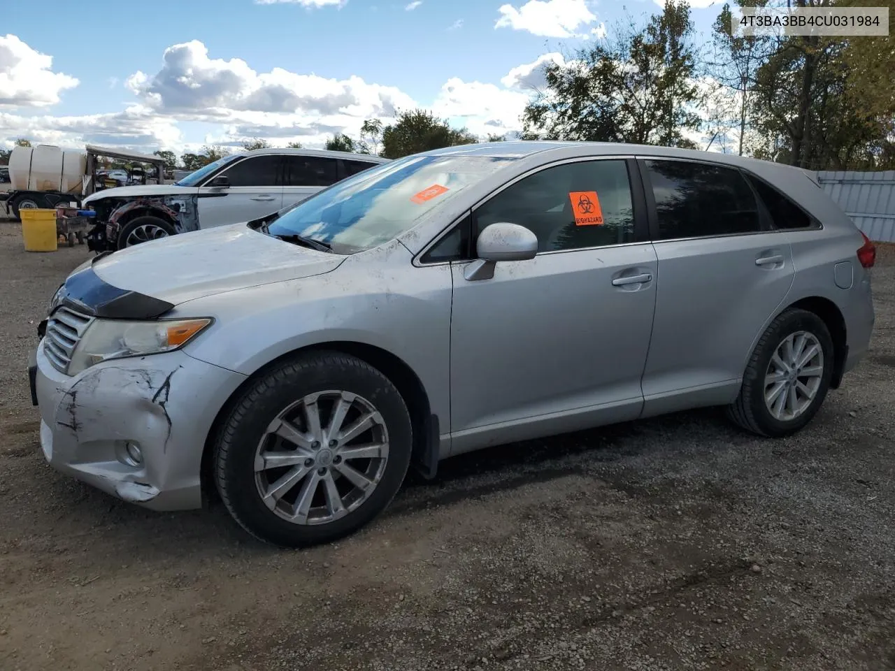 2012 Toyota Venza Le VIN: 4T3BA3BB4CU031984 Lot: 76002004