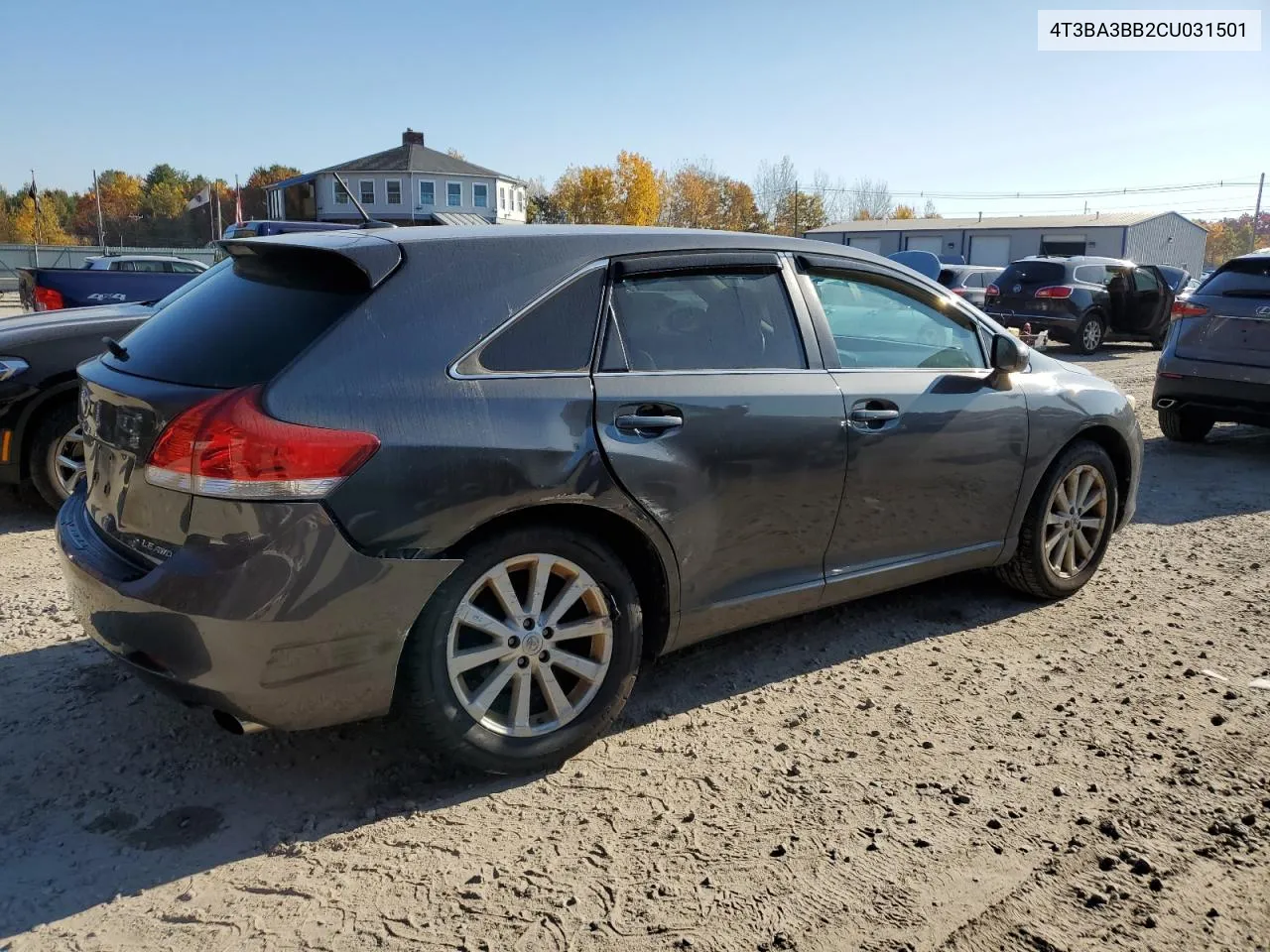 4T3BA3BB2CU031501 2012 Toyota Venza Le