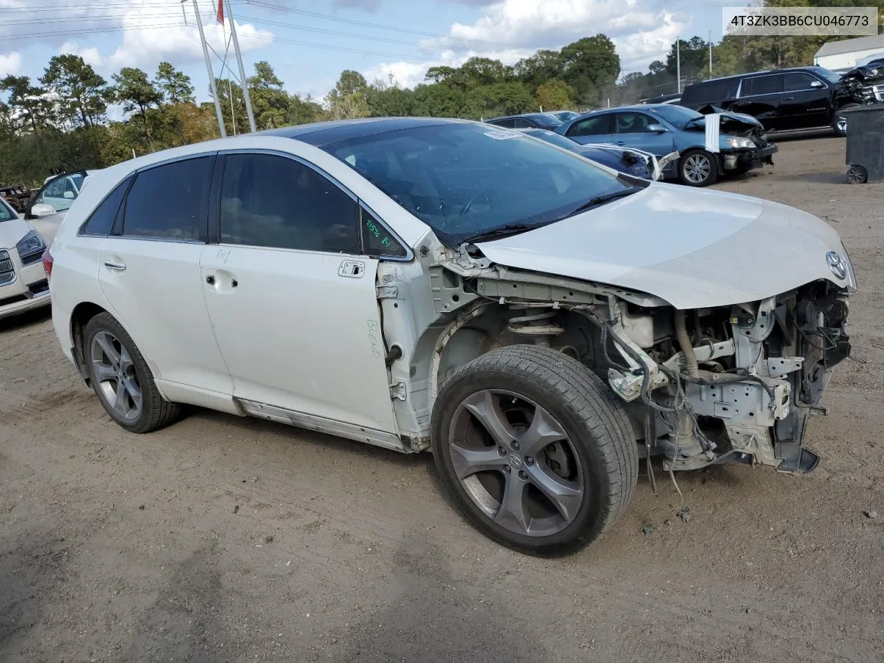 2012 Toyota Venza Le VIN: 4T3ZK3BB6CU046773 Lot: 78047304