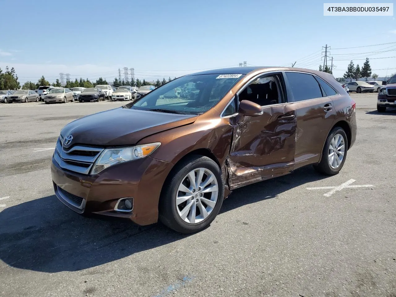 2013 Toyota Venza Le VIN: 4T3BA3BB0DU035497 Lot: 67422804