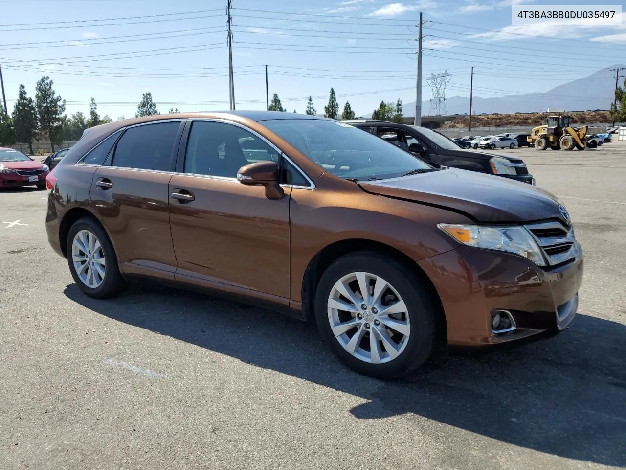 2013 Toyota Venza Le VIN: 4T3BA3BB0DU035497 Lot: 67422804