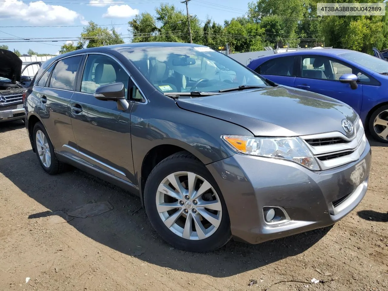 2013 Toyota Venza Le VIN: 4T3BA3BB8DU042889 Lot: 68909004