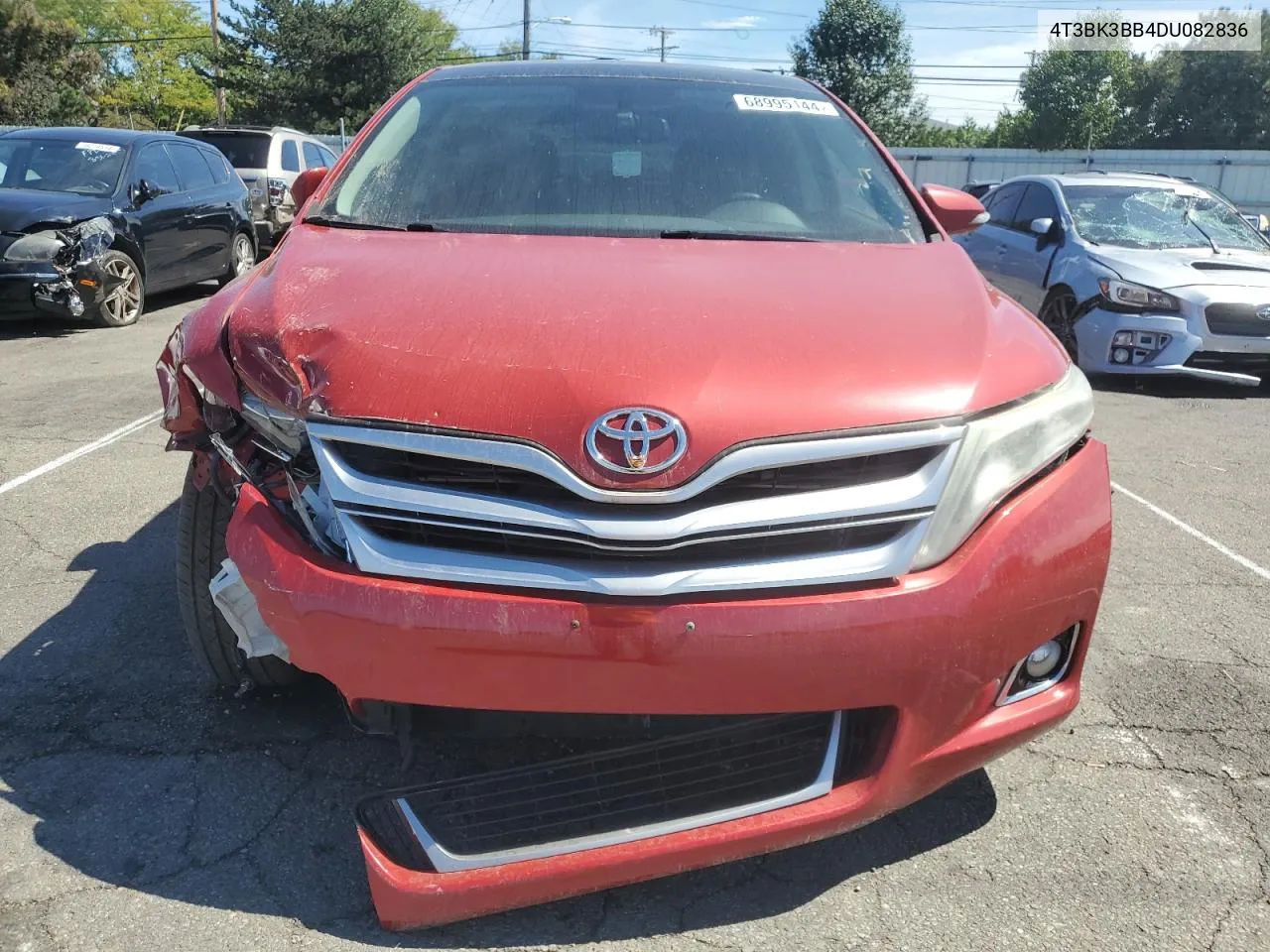 2013 Toyota Venza Le VIN: 4T3BK3BB4DU082836 Lot: 68995144