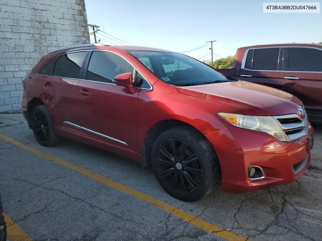 2013 Toyota Venza Le VIN: 4T3BA3BB2DU047666 Lot: 69463094