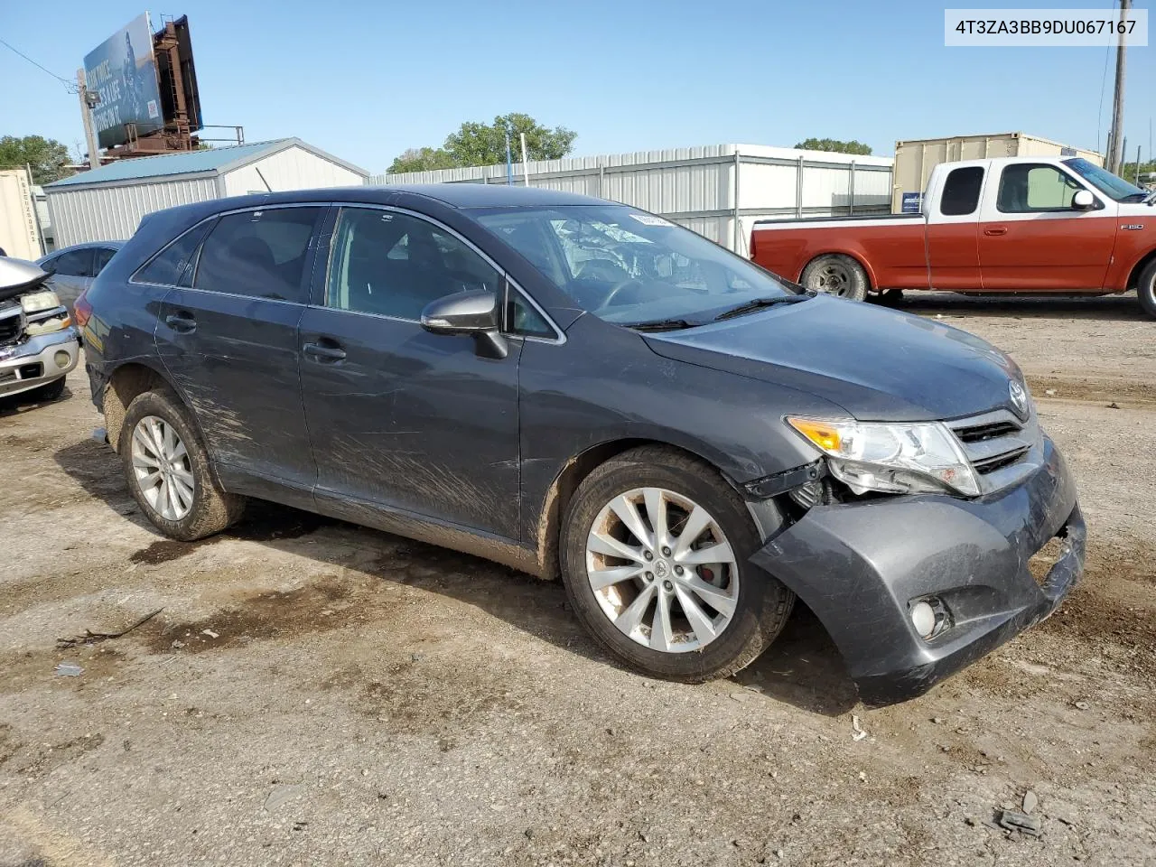 2013 Toyota Venza Le VIN: 4T3ZA3BB9DU067167 Lot: 69941084