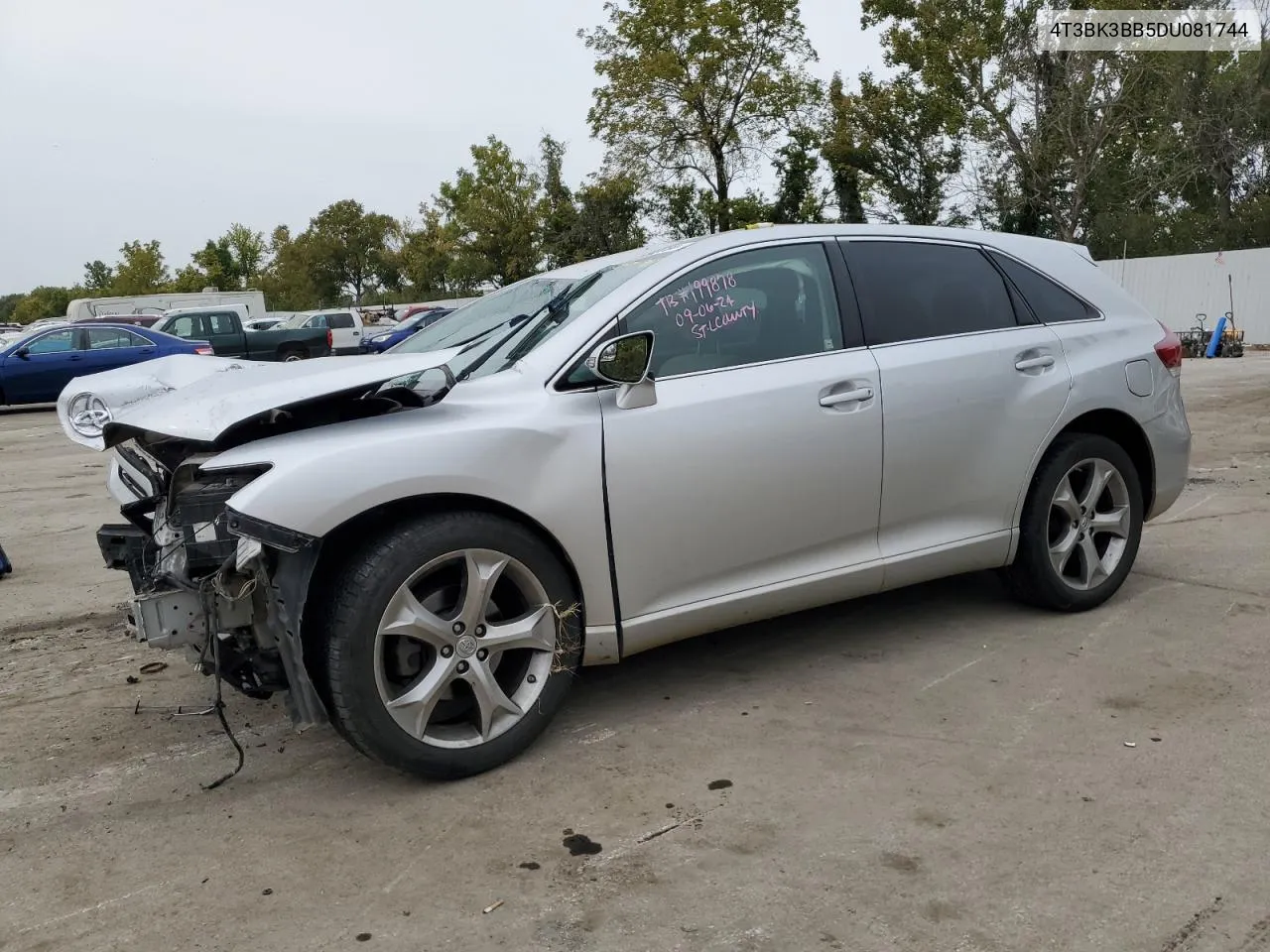 2013 Toyota Venza Le VIN: 4T3BK3BB5DU081744 Lot: 71303784