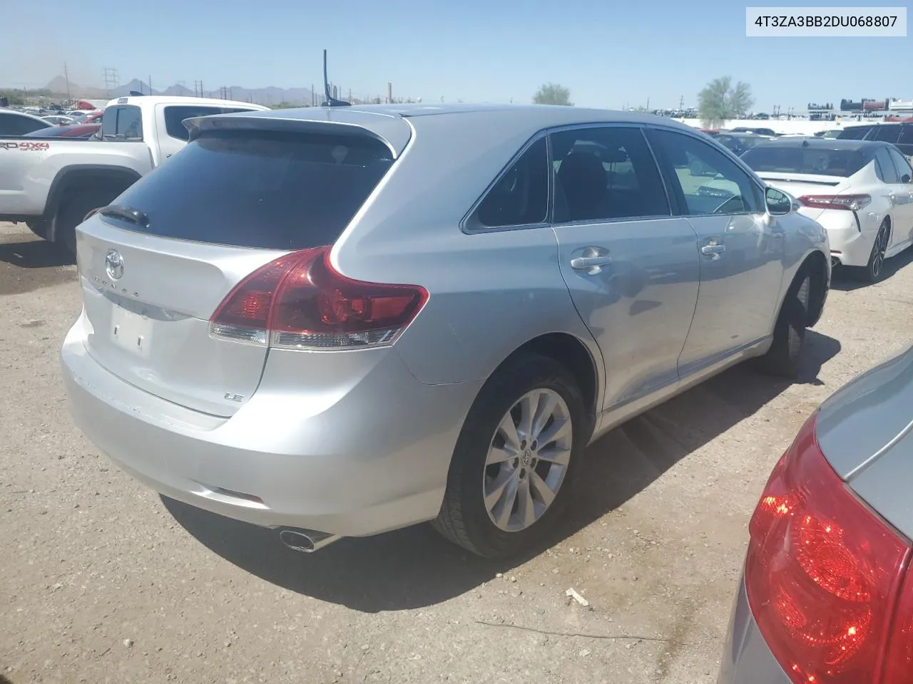 2013 Toyota Venza Le VIN: 4T3ZA3BB2DU068807 Lot: 72062104