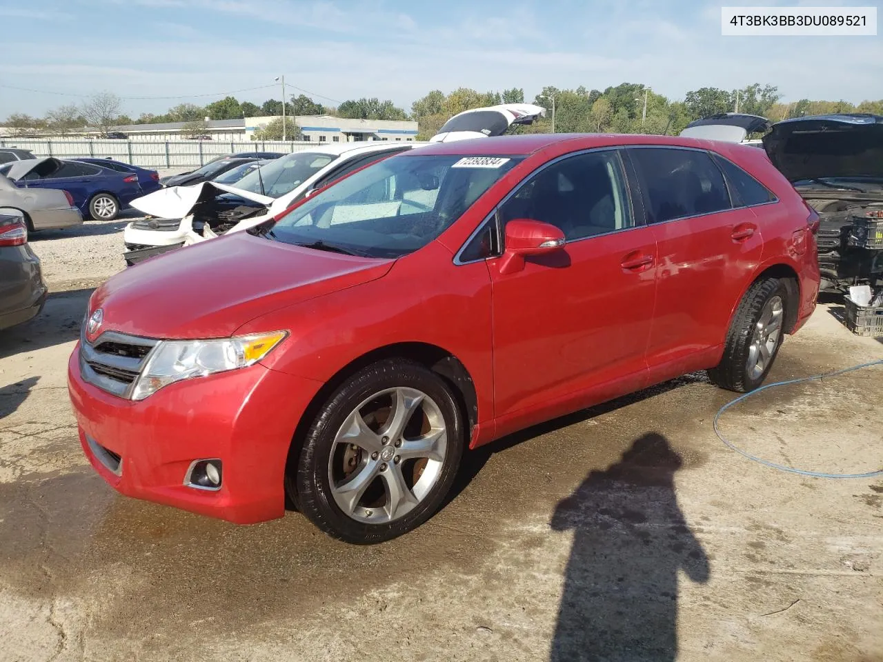 2013 Toyota Venza Le VIN: 4T3BK3BB3DU089521 Lot: 72393834