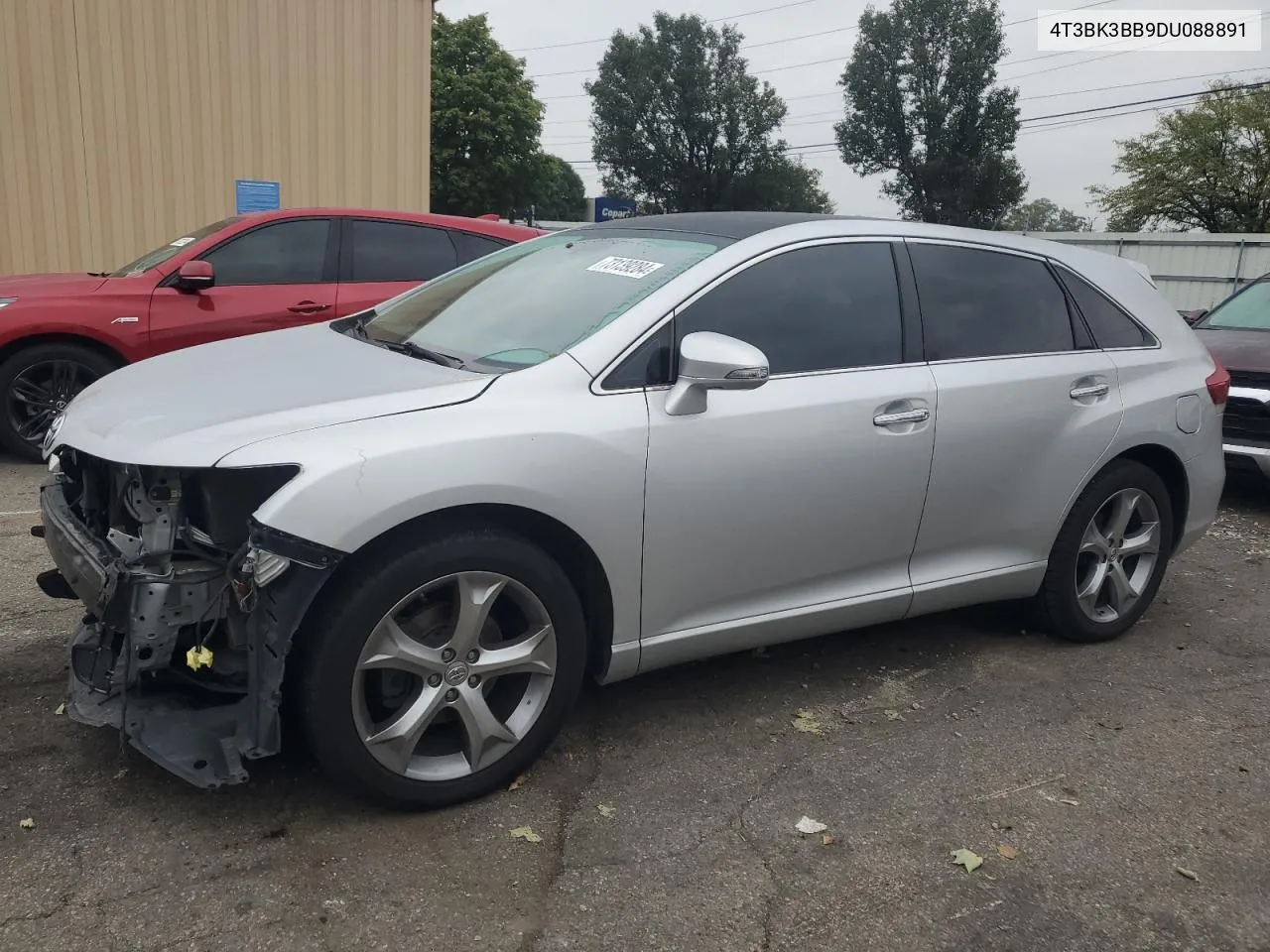 2013 Toyota Venza Le VIN: 4T3BK3BB9DU088891 Lot: 73139284