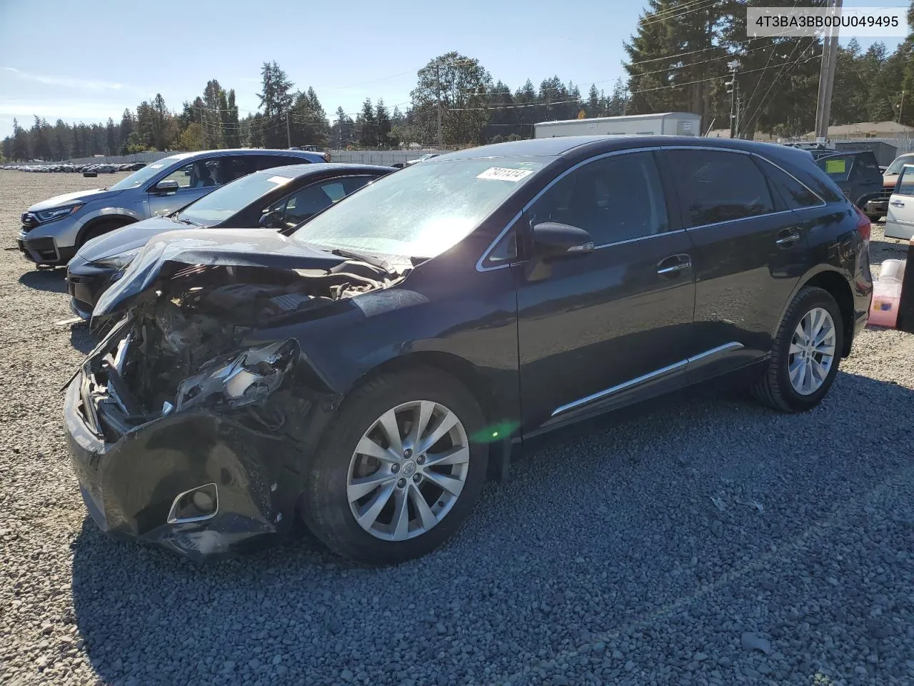 2013 Toyota Venza Le VIN: 4T3BA3BB0DU049495 Lot: 73411414