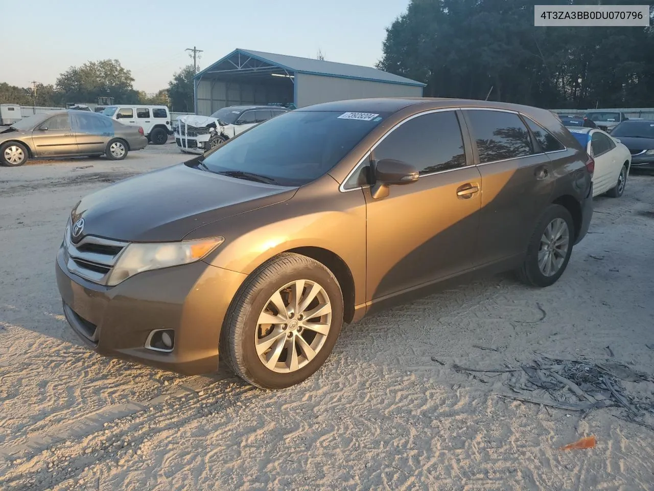 2013 Toyota Venza Le VIN: 4T3ZA3BB0DU070796 Lot: 73928204