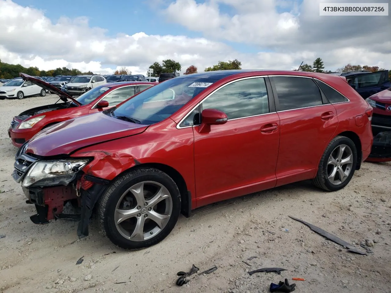 2013 Toyota Venza Le VIN: 4T3BK3BB0DU087256 Lot: 73994714