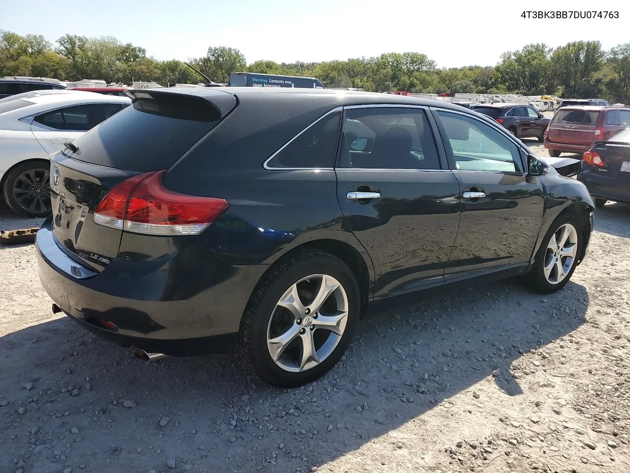 2013 Toyota Venza Le VIN: 4T3BK3BB7DU074763 Lot: 74074104