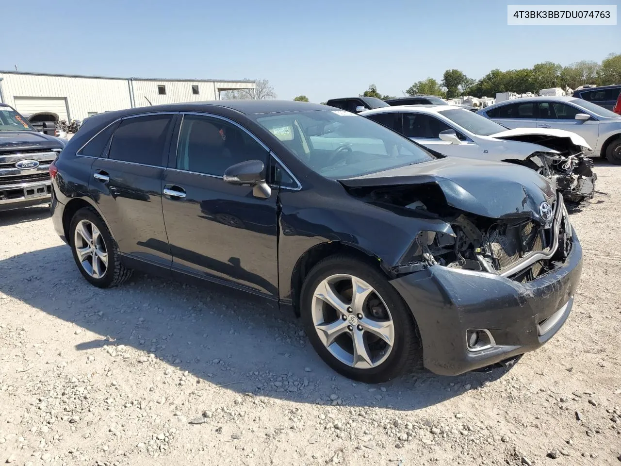 2013 Toyota Venza Le VIN: 4T3BK3BB7DU074763 Lot: 74074104