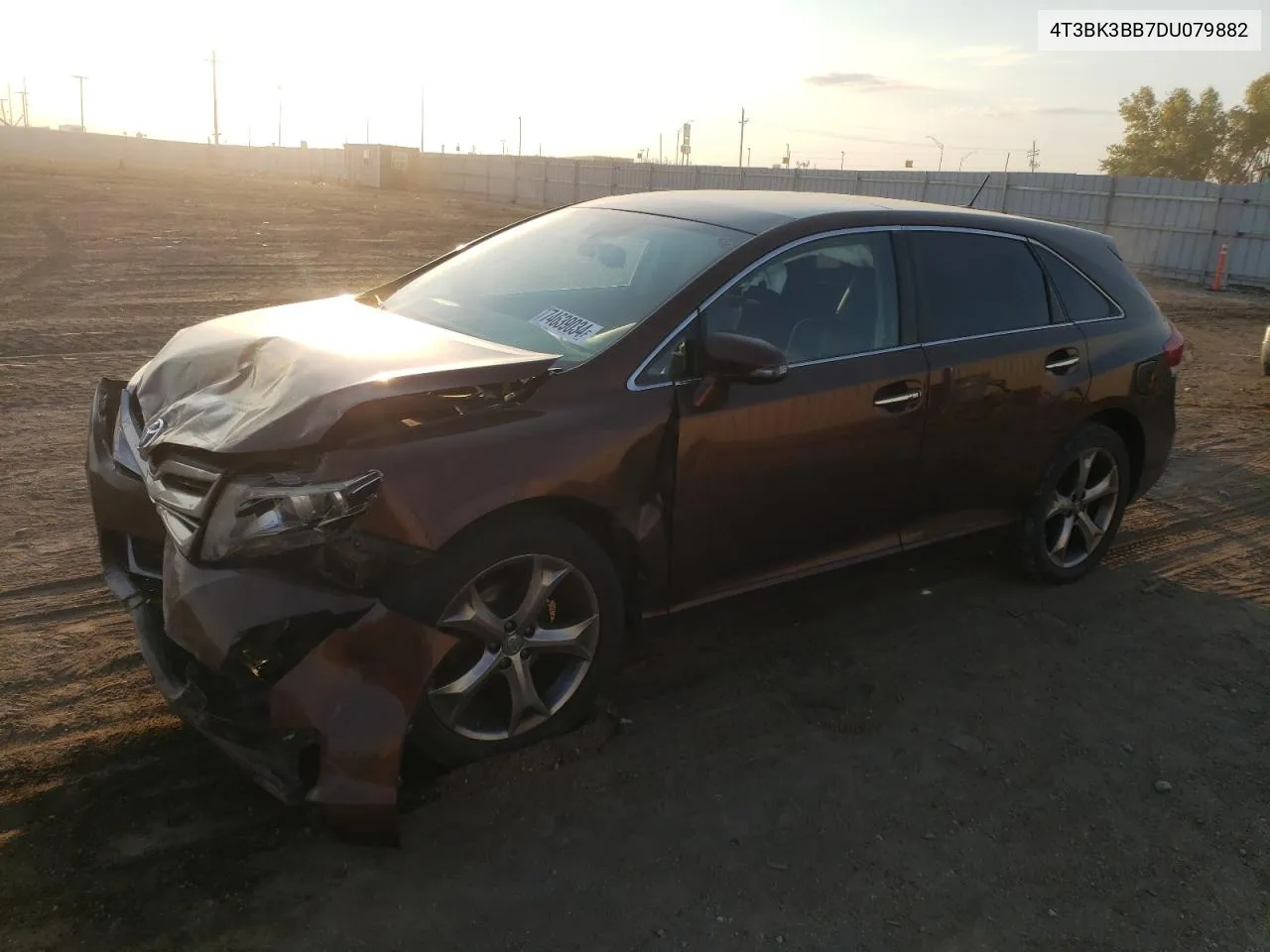 2013 Toyota Venza Le VIN: 4T3BK3BB7DU079882 Lot: 74639034