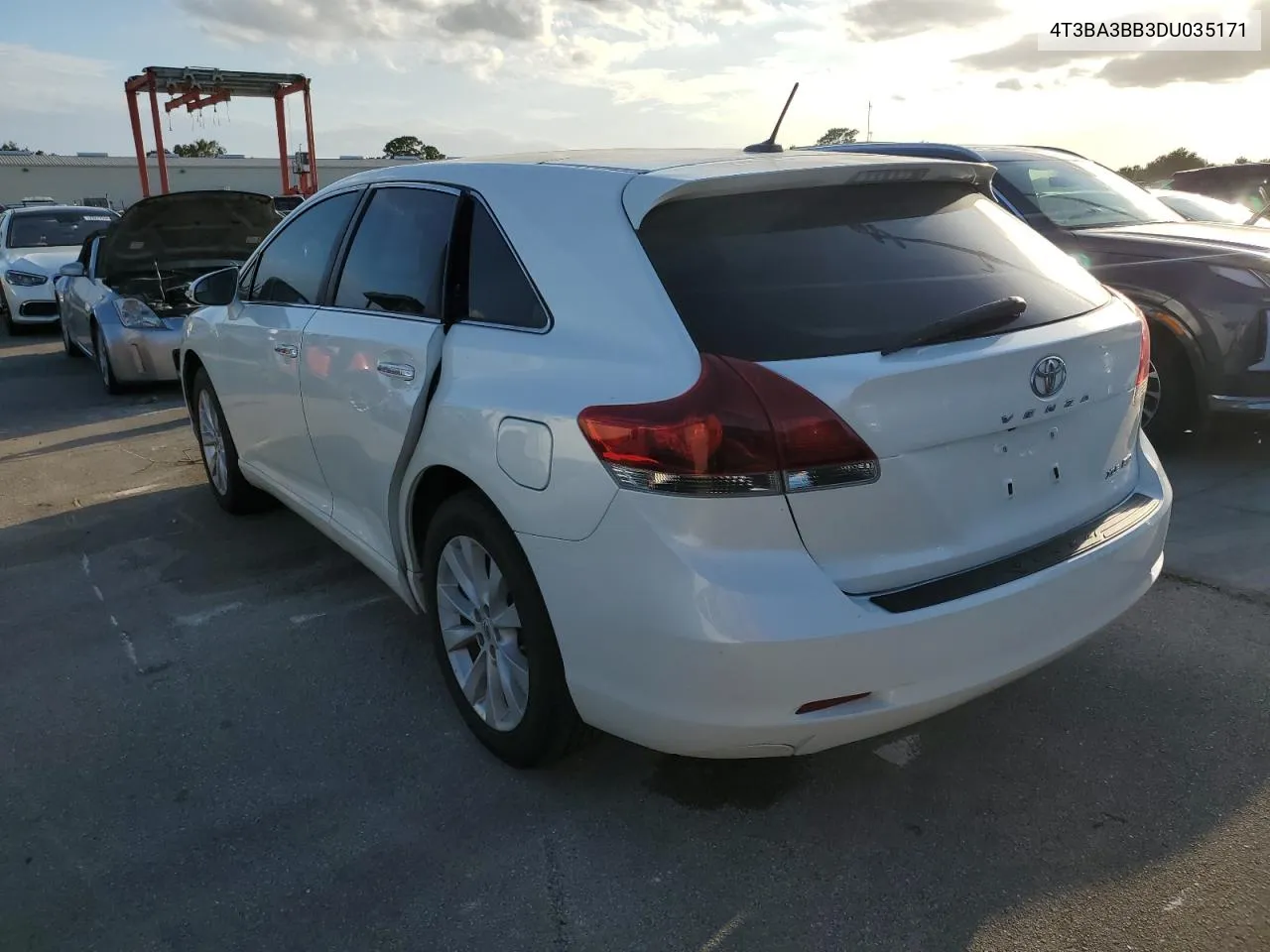 2013 Toyota Venza Le VIN: 4T3BA3BB3DU035171 Lot: 74883314