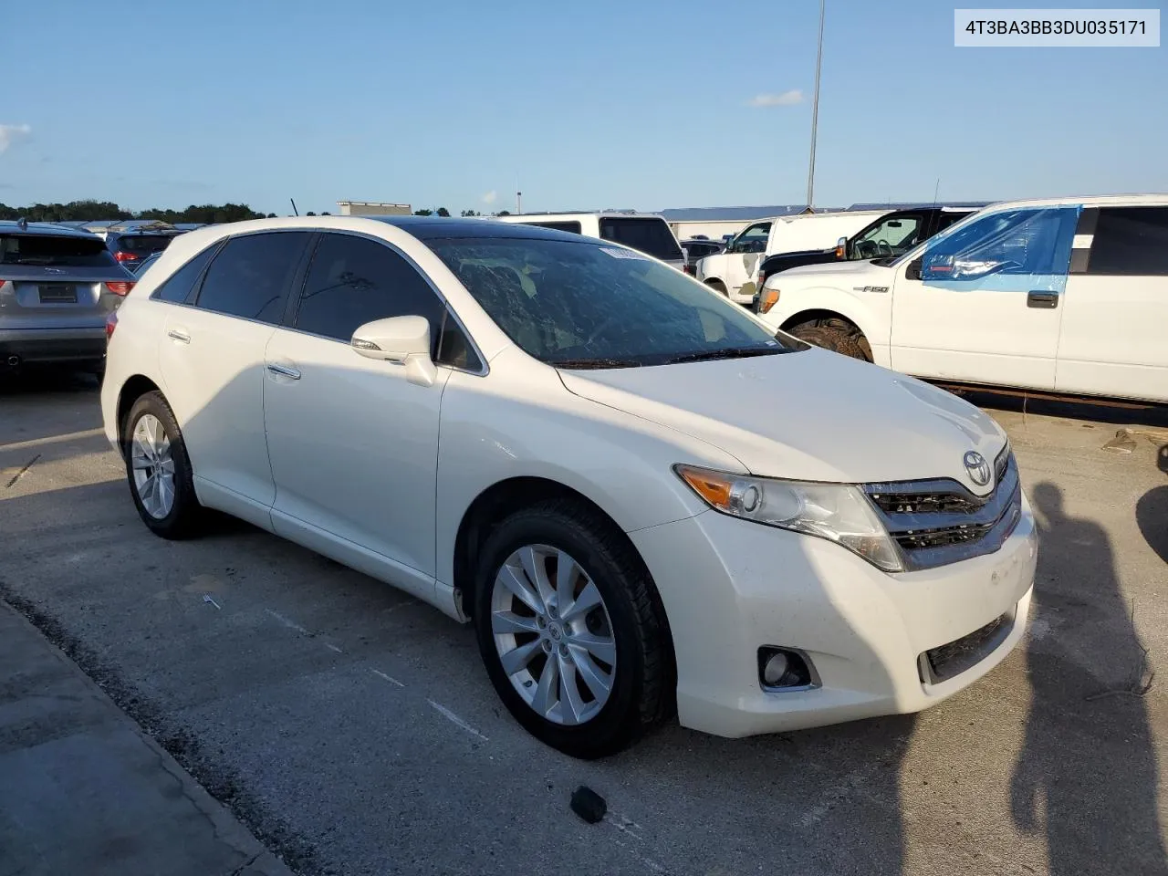 2013 Toyota Venza Le VIN: 4T3BA3BB3DU035171 Lot: 74883314