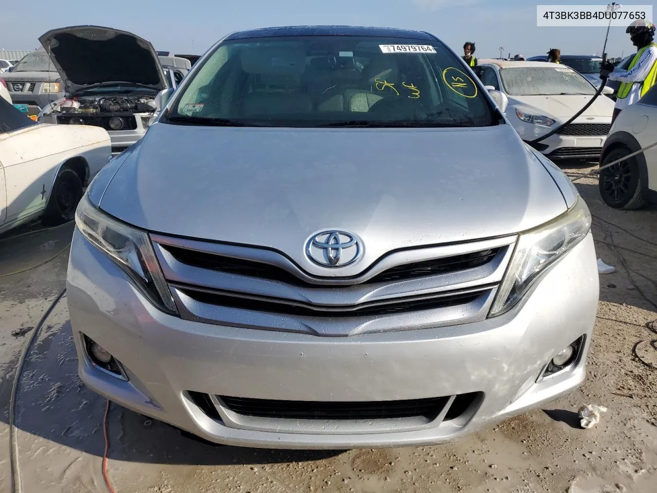 2013 Toyota Venza Le VIN: 4T3BK3BB4DU077653 Lot: 74979764