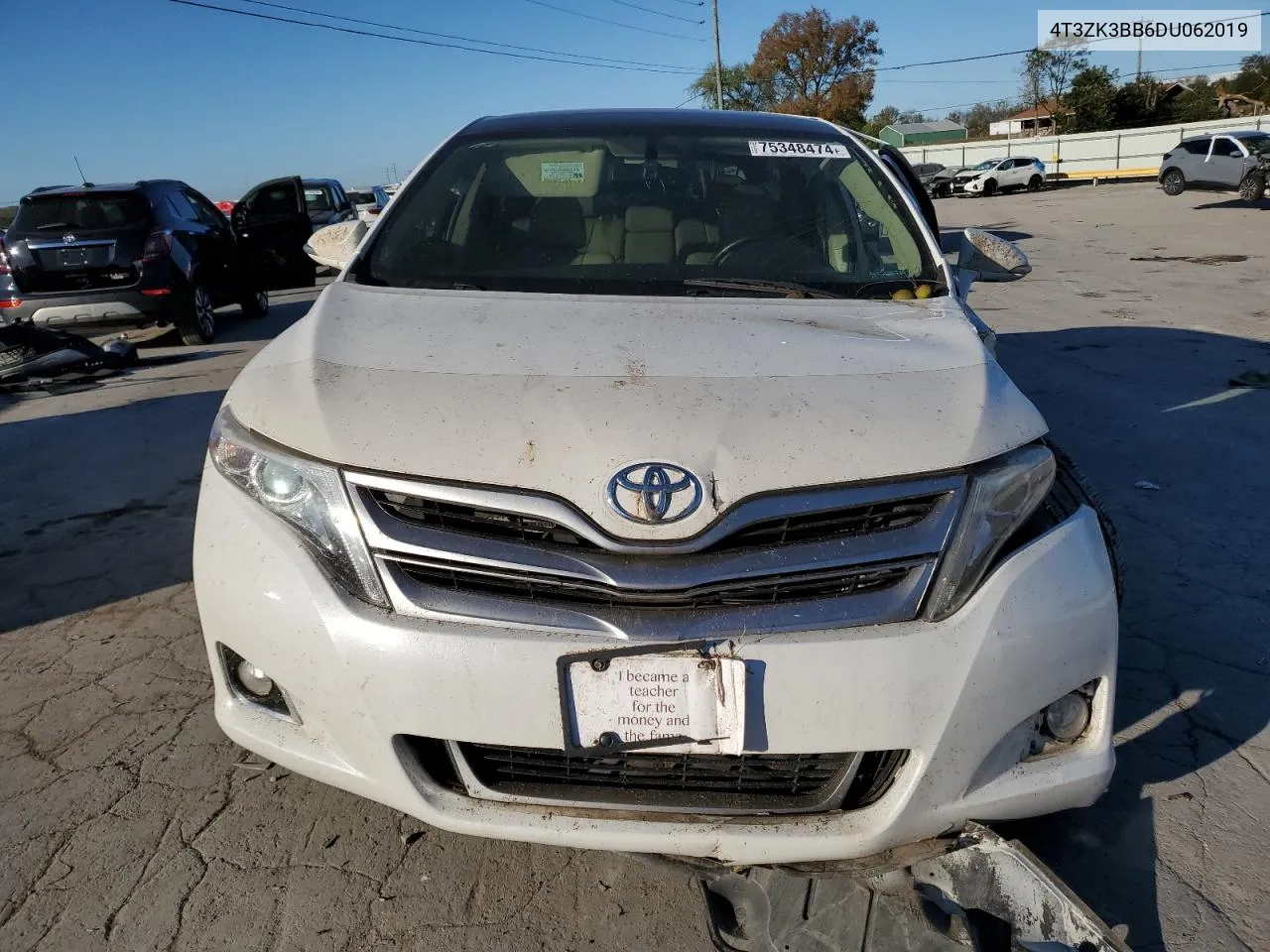 2013 Toyota Venza Le VIN: 4T3ZK3BB6DU062019 Lot: 75348474