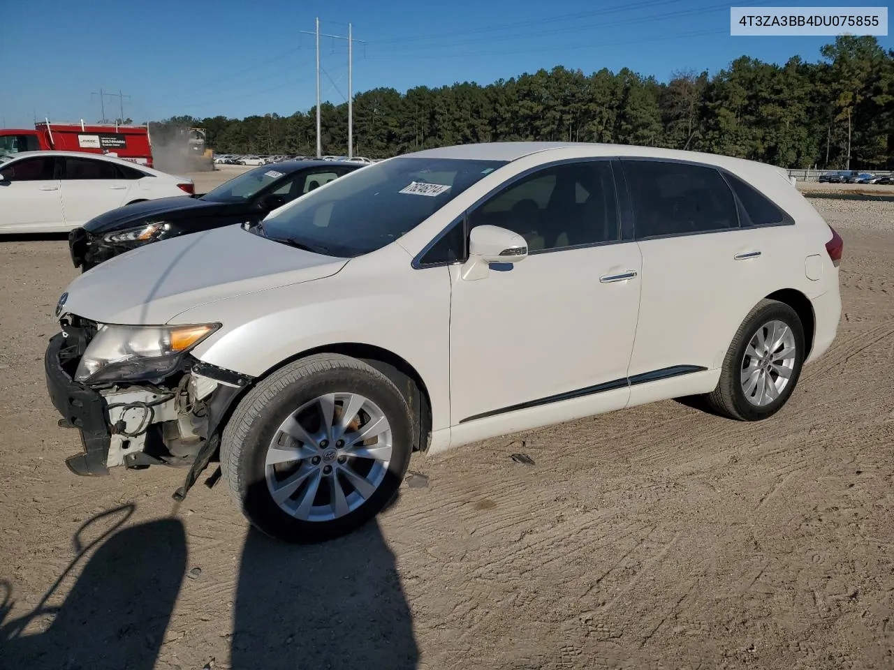 2013 Toyota Venza Le VIN: 4T3ZA3BB4DU075855 Lot: 76246214