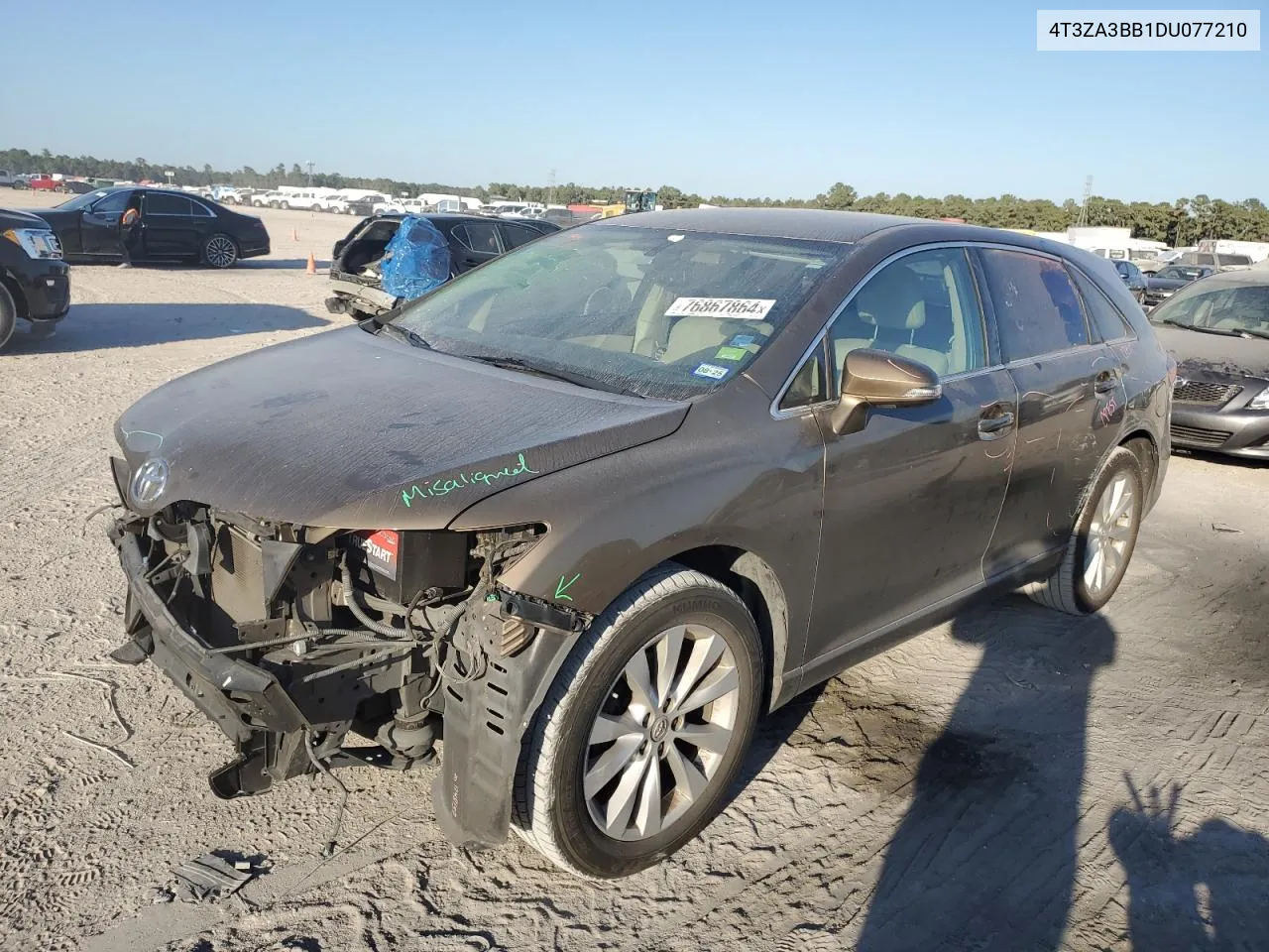 2013 Toyota Venza Le VIN: 4T3ZA3BB1DU077210 Lot: 76867864