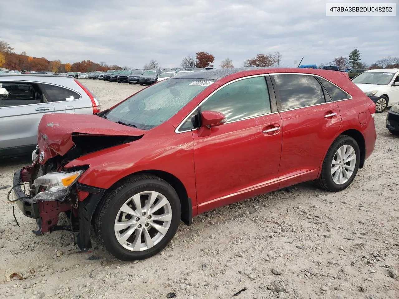 2013 Toyota Venza Le VIN: 4T3BA3BB2DU048252 Lot: 77326364