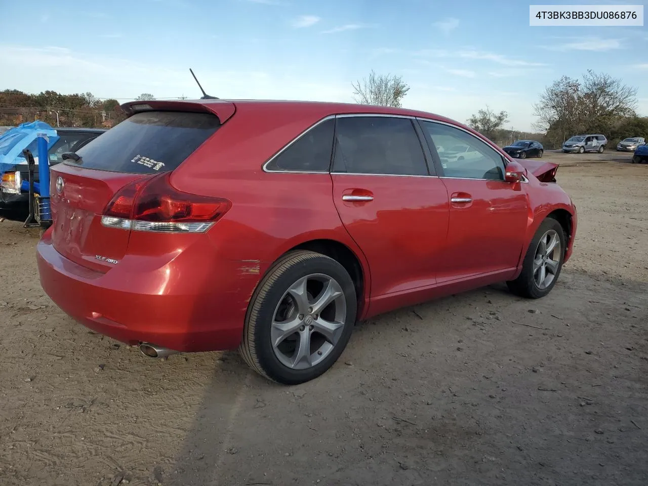 2013 Toyota Venza Le VIN: 4T3BK3BB3DU086876 Lot: 78136554