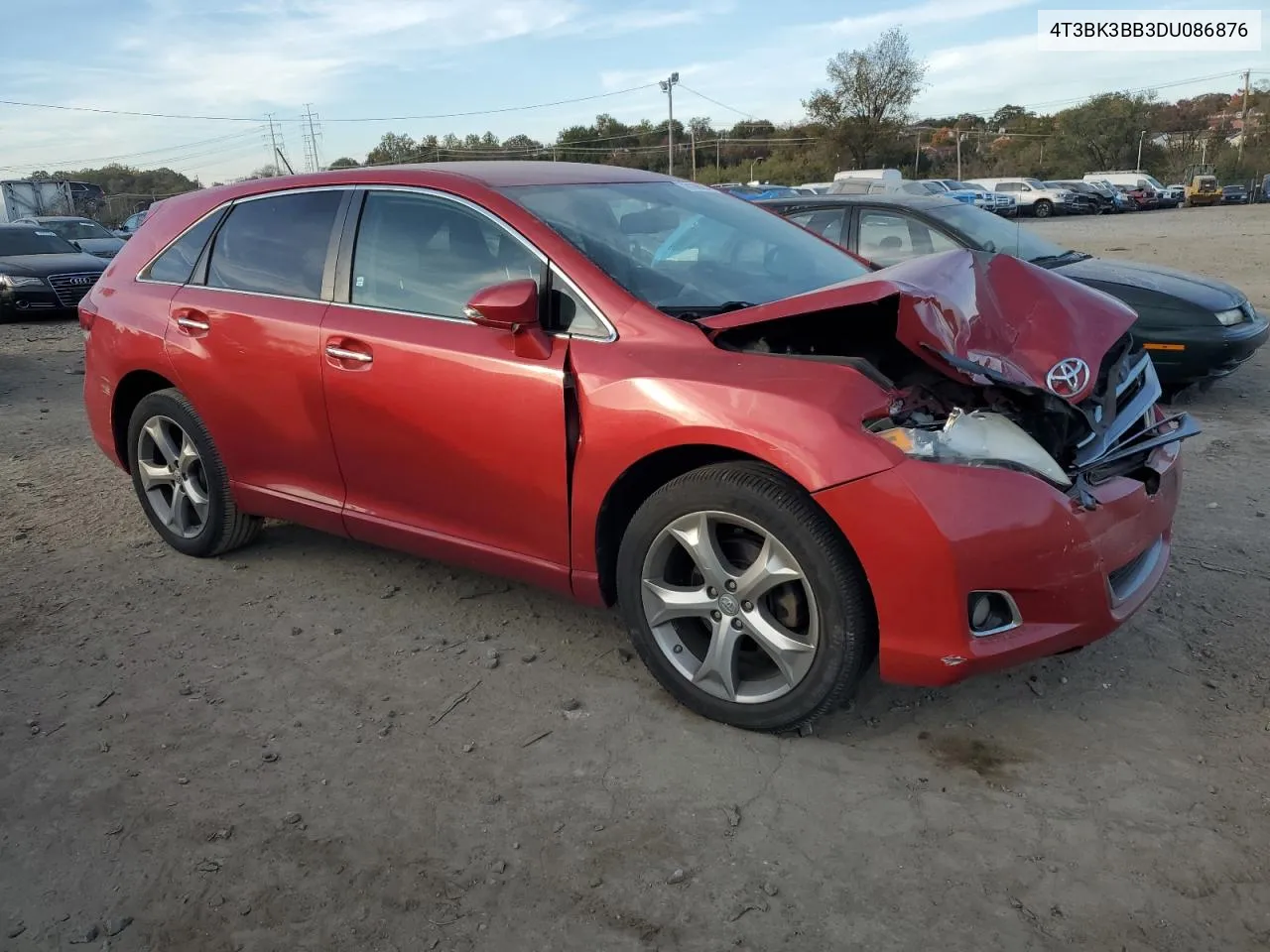 2013 Toyota Venza Le VIN: 4T3BK3BB3DU086876 Lot: 78136554