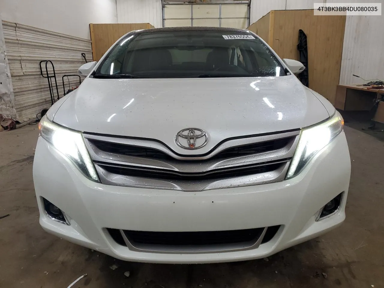 2013 Toyota Venza Le VIN: 4T3BK3BB4DU080035 Lot: 78376554