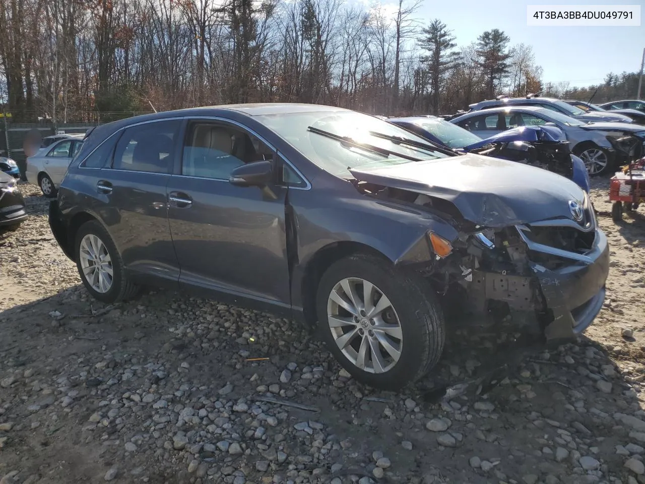 2013 Toyota Venza Le VIN: 4T3BA3BB4DU049791 Lot: 78593454