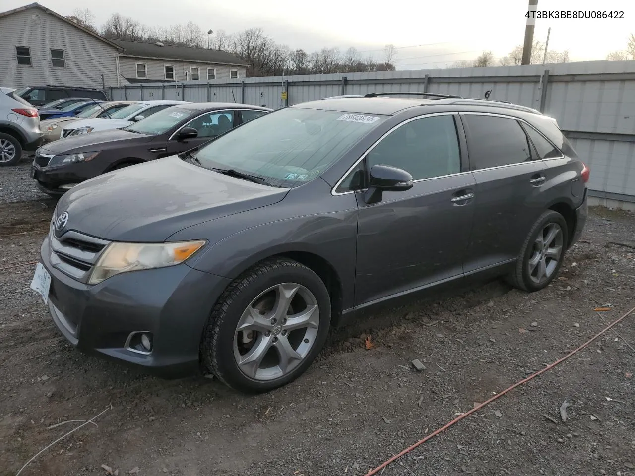 2013 Toyota Venza Le VIN: 4T3BK3BB8DU086422 Lot: 78643574