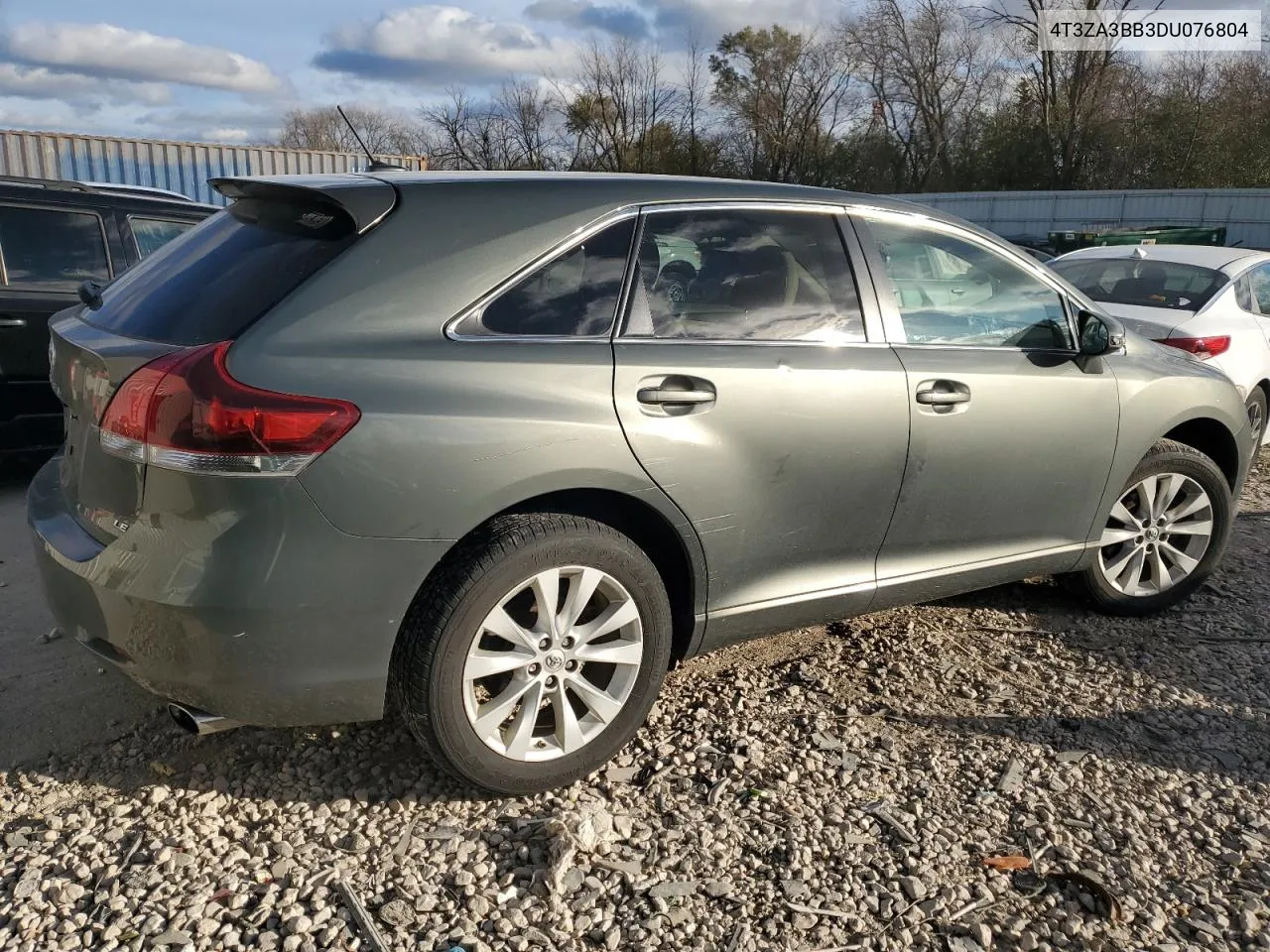 2013 Toyota Venza Le VIN: 4T3ZA3BB3DU076804 Lot: 78735814