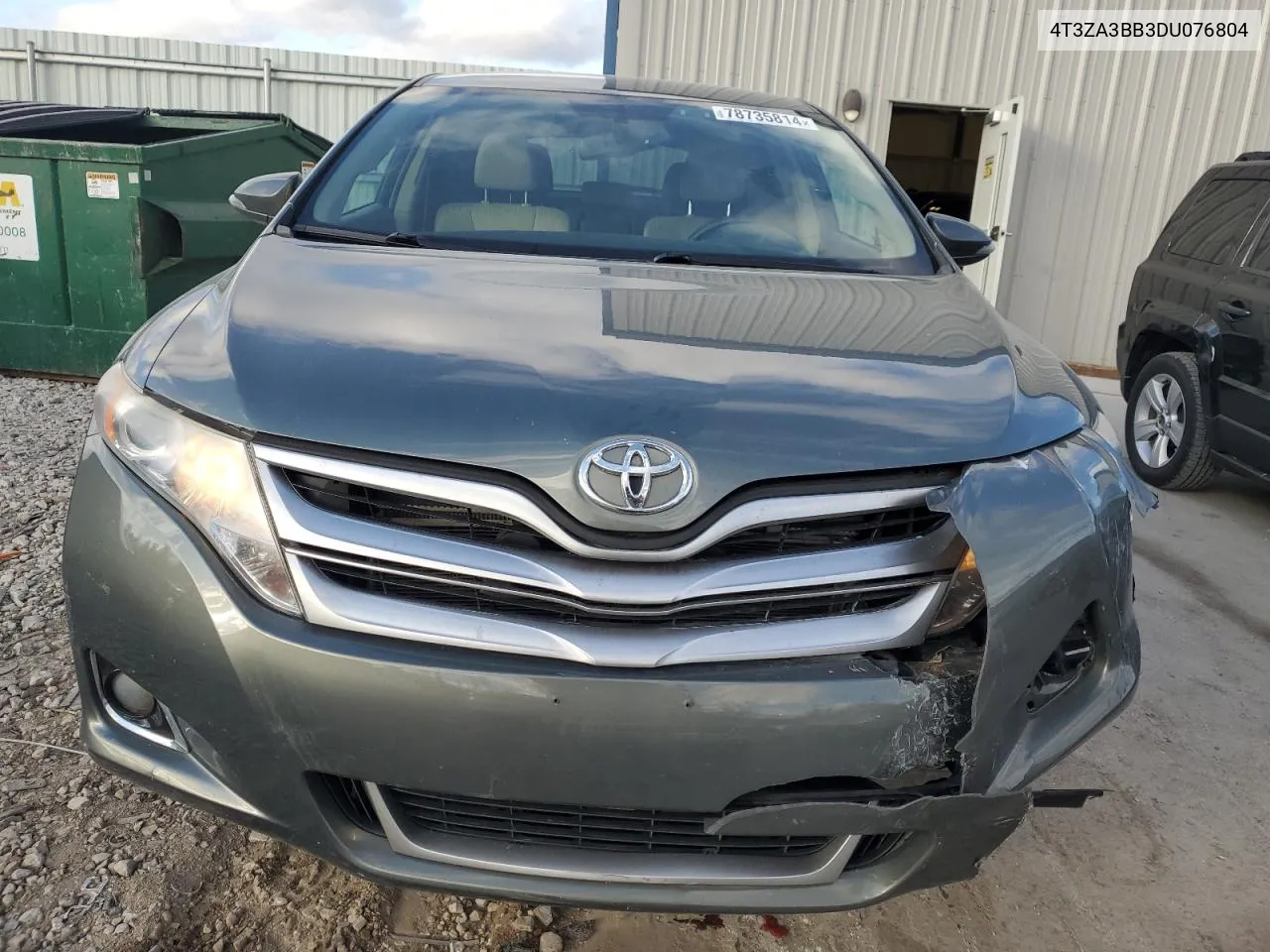 2013 Toyota Venza Le VIN: 4T3ZA3BB3DU076804 Lot: 78735814