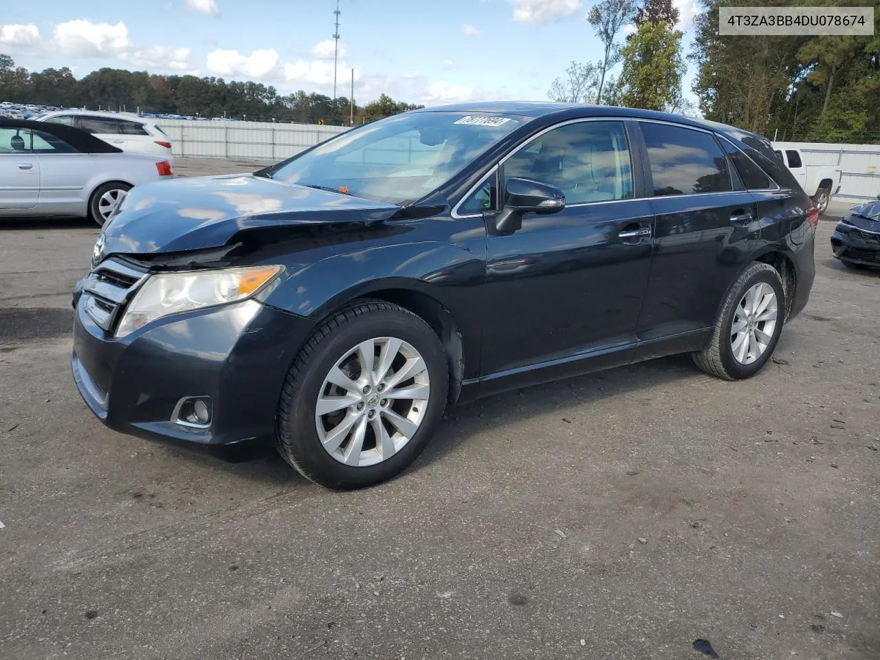 2013 Toyota Venza Le VIN: 4T3ZA3BB4DU078674 Lot: 78777694